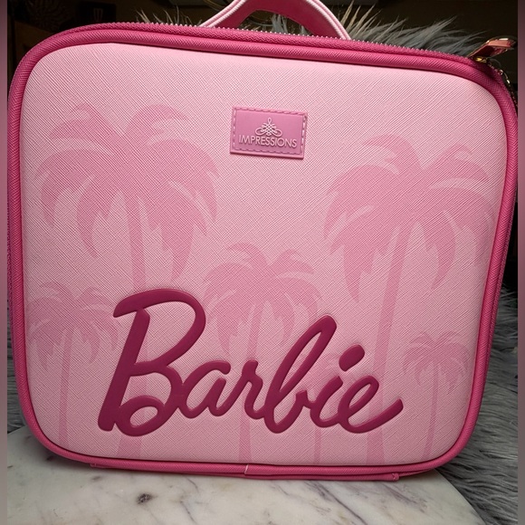 Impressions Handbags - Impressions Vanity BARBIE Pink Cosmetic Bag W/Removable Dividers